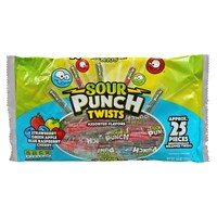 Sour Punch Candy Twists, 25-ct. Packs — Dollar Tree (SKU 340412)