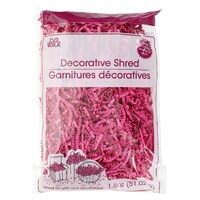 Voila Crinkle Cut Fuchsia Decorative Shredded Paper, 1.8 oz. Bags — Dollar Tree