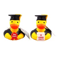 2023 Graduation Duck, 4x3.75x3.5 in. — Dollar Tree (SKU 366244)