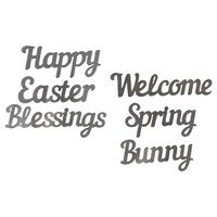 Easter Metal Words, 3-ct. Pack — Dollar Tree (SKU 302881)