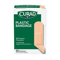 Curad Plastic Strip Bandage, 60-Piece Pack — Dollar Tree