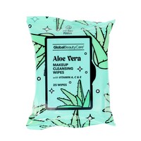 Global Beauty Care Aloe Vera Facial Wipes, 25 Count. — Dollar Tree