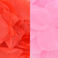 Red and Pink Fabric Rose Petals, 300-Count. Bags — Dollar Tree