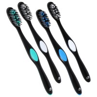 Charcoal Extreme Clean Soft-Bristle Toothbrush, Assorted Colors, 2-Piece Pack — Dollar Tree