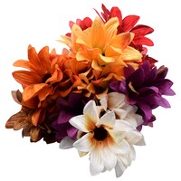 Floral Garden 5-Stem Velvet Daisy Bushes, 12 in. — Dollar Tree