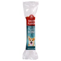 Greenbrier Kennel Club Bacon Flavored Grain Free Filled Bones, 2.8-oz. — Dollar Tree