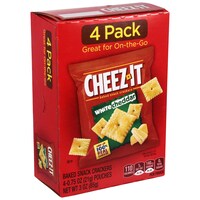 Cheez-It Baked White Cheddar Crackers, 4-ct. Boxes — Dollar Tree (SKU 260608)