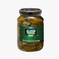 Pampa Sliced Jalapeno Peppers, 12 oz. Jars — Dollar Tree (SKU 313932)