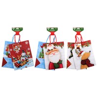 Christmas House Whimsical Christmas Gift Bags, 2-Count. Packs — Dollar Tree