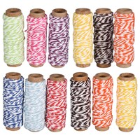 Crafter's Square Colorful Baker's Twine, 3-Roll Packs — Dollar Tree