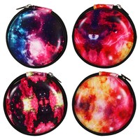 Colorful Galaxy Printed Round Tech Cases, 3.25-in. — Dollar Tree (SKU 336943)