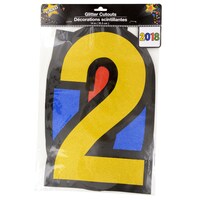 Graduation Class of 2018 Glitter Cutouts, 14 in. — Dollar Tree (SKU 269673)