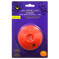 Pumpkin LED Strobe Lights — Dollar Tree (SKU 154064)