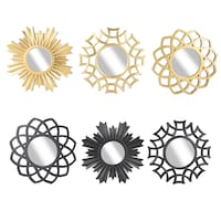 Special Moments Golden Decorative Mirrors, 9.75x9.75-in. — Dollar Tree