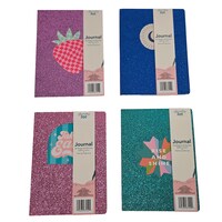 Jot Glitter Bound Journals, Assorted Colors, 1-Count. — Dollar Tree