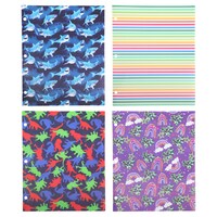 Bright Fashion 2-Pocket File Folders, 9.5x11.625 in. — Dollar Tree