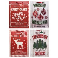 Voila Extra-Large Christmas Gift Bags, 17x12x5 in. — Dollar Tree