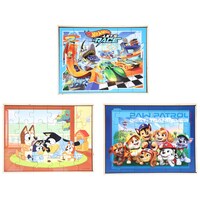 Mattel Wood Puzzles, Assorted Designs, 5-Piece. Pack — Dollar Tree