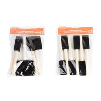 Crafters Square Sponge Brush Kit, 5-Piece 6-Piece Pack — Dollar Tree