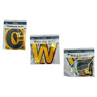Seasonal Collection Graduation-themed Jumbo Letter Banner, Assorted Designs — Dollar Tree