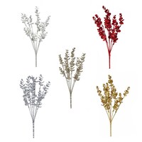Christmas House Artificial Christmas Glitter Bush, Assorted Colors — Dollar Tree