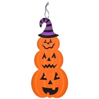 Glittery Stacked Pumpkin Wall Decorations — Dollar Tree (SKU 256961)
