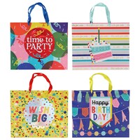 Voila Birthday-themed Large Gift Bag, Assorted Designs — Dollar Tree
