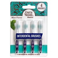 Gurunanda Basics Mint Flavor Interdental Brushes, 4 Count. Pack — Dollar Tree