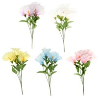 Floral Garden 5-Stem Artificial Calla Lily Bushes, 14 in. — Dollar Tree