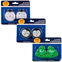 Luminessence Flameless Battery-Operated LED Christmas Lights, 2-ct. Packs — Dollar Tree (SKU 259176)