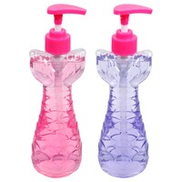 Mermaid Tail Shaped Plastic Hand Soap Dispensers — Dollar Tree penny item
