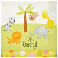 Oh Baby Gender Neutral Paper Lunch Napkins, 13 in. — Dollar Tree penny item