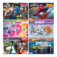 Licensed Giant Coloring And Activity Book, Assorted Designs — Dollar Tree