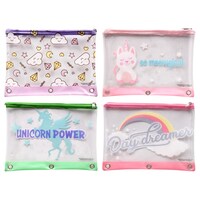 Printed PVC Pencil Pouches with Zippers, 9.25x7.125 in. — Dollar Tree (SKU 275643)