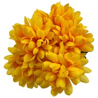 Floral Garden 5-Stem Yellow Mum Flowers, 14 in. — Dollar Tree