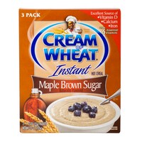Cream of Wheat Instant Maple Brown Sugar Cereal, 3-ct. Boxes — Dollar Tree (SKU 16781)