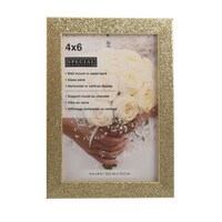 Special Moments Glitter Gold Picture Frames, 4x6 in. — Dollar Tree