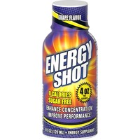 Energy Shot Grape Flavor Energy Drinks, 4 oz. — Dollar Tree penny item
