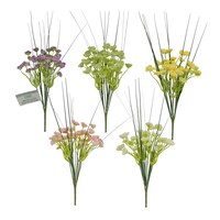 Floral Garden Queen Anne's Lace Artificial Bush, Assorted Colors, 1-Count. — Dollar Tree