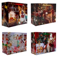 Pet-themed Christmas Gift Bag, Assorted Designs, 1-Count. — Dollar Tree