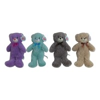 Fuzzy Friends Plush Bear, Assorted Colors, 1-Count. — Dollar Tree