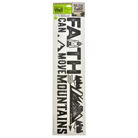 Main Street Wall Creations Faith Can Move Mountains Wall Stickers — Dollar Tree