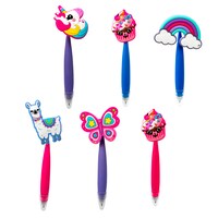 Rubber Pens with Characters on Top — Dollar Tree