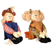 Seasonal Collection Harvest Scarecrow Sitter Decor, Assorted Designs. — Dollar Tree