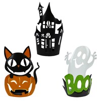 Halloween Candleholders, 6.375x2.5x5 in. — Dollar Tree