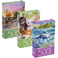 Cardinal Assorted 500-pc. Puzzles, 14x11 in. — Dollar Tree (SKU 244386)