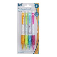 Bright Designer Mechanical Pencils with Comfort Grips, 4-Count. Packs — Dollar Tree
