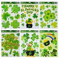 Saint Patrick's Day Window Clings — Dollar Tree penny item