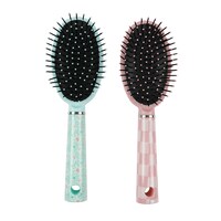 Cushioned Paddle Brush With Decorative Handle, Assorted Colors — Dollar Tree