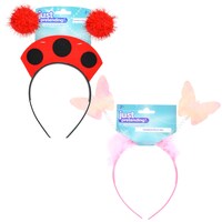 Just Pretending Ladybug and Butterfly Headband Boppers — Dollar Tree